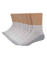 Hanes Double Tough Men's Ankle Socks, Shoe Sizes 12-14, 12-Pairs