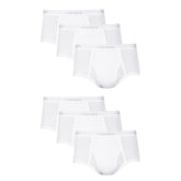 Hanes Men's White Brief Underwear, 6-Pack