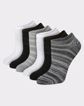 Hanes X-Temp Women's Super No Show Socks, Shoe Sizes 8-12, 6-Pairs