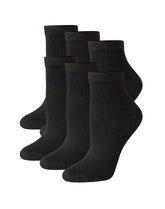 Hanes Women's Ankle Socks, Moisture-Wicking, Extended Sizes 8-12, 6-Pairs