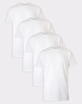 Hanes Ultimate Tall Men’s White Cotton Undershirt, 4-Pack, (Big & Tall Sizes)