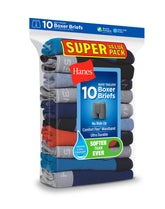 Hanes Comfort Flex Boys' Boxer Brief Underwear, 10-Pack