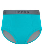 Hanes Confident Nights Boys' Brief, 3 Pairs, Lined Boys' Nighttime Underwear, Comfortable Overnight Underwear for Boys