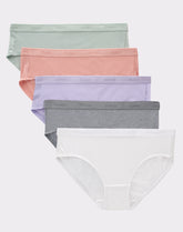 Hanes Originals Girls' SuperSoft Hipster Underwear, 5-Pack