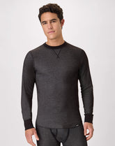 Hanes Men's Long-Sleeve Thermal Shirt, Reversible, Crewneck