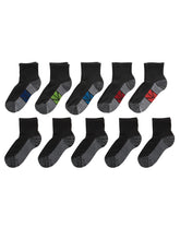 Hanes Ultimate Double Tough Boys' Ankle Socks, 10-Pairs