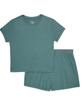 Originals 2-Piece Lounge Set, SuperSoft Cropped Baby Doll Tee & Sleep Shorts Loungewear Set