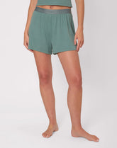 Hanes Originals Women’s SuperSoft Comfywear Rib Sleep Shorts