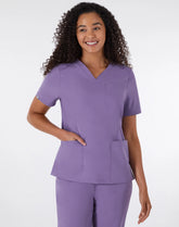 Hanes Comfort Fit Scrubs Women's Rib Back Scrub Top