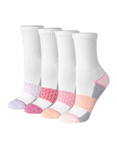 Hanes Absolute Comfort Women's Crew Socks, 4-Pairs