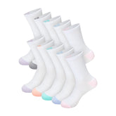 Hanes Moves X-Temp Women's Crew Socks, 10-Pairs, Shoe Sizes 5-9