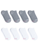 Hanes Ultimate Women's No Show Socks Pack, Cushioned, 8-Pairs