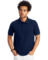 Hanes Men's Pique Polo Shirt (Big & Tall Sizes Available)