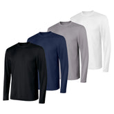 Hanes Sport Cool DRI Men's Performance Long Sleeve T-Shirt, Value 4-Pack