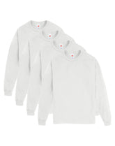 Hanes Essentials Men's Cotton Long Sleeve T-Shirt, Value 4-Pack