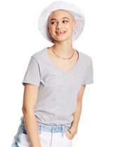 Hanes Perfect-T Women's V-Neck Cotton T-Shirt