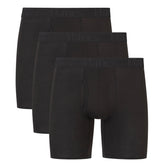 Hanes Originals Men's SuperSoft Boxer Briefs Underwear, Viscose from Bamboo, Black, 3-Pack