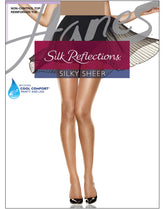 Hanes Silk Reflections Pantyhose with Reinforced Toe