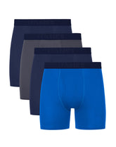 Hanes Ultimate Comfort Sport Men's Performance Stretch Boxer Brief Underwear, Assorted, 4-Pack