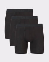 Hanes Originals Ultimate Men's SuperSoft Boxer Brief Underwear, Black, 3-Pack