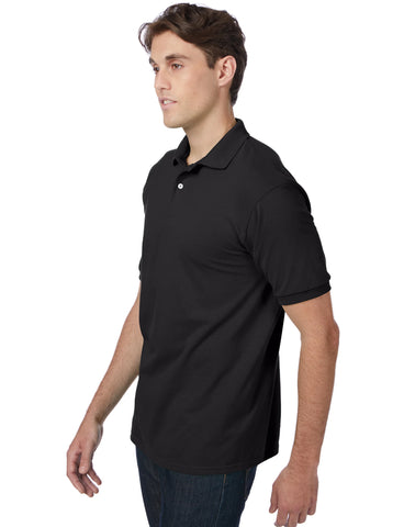 Hanes EcoSmart Men's Polo Shirt (Big & Tall Sizes Available)