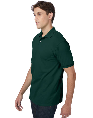 Hanes EcoSmart Men's Polo Shirt (Big & Tall Sizes Available)