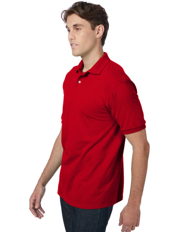 Hanes EcoSmart Men's Polo Shirt (Big & Tall Sizes Available)
