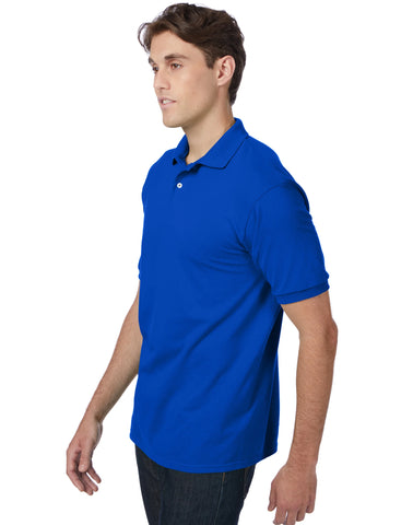Hanes EcoSmart Men's Polo Shirt (Big & Tall Sizes Available)