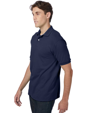 Hanes EcoSmart Men's Polo Shirt (Big & Tall Sizes Available)