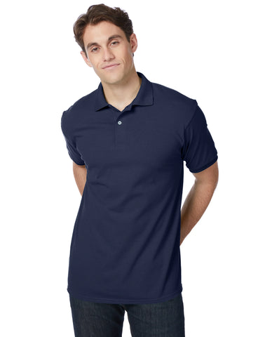Hanes EcoSmart Men's Polo Shirt (Big & Tall Sizes Available)