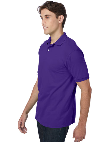 Hanes EcoSmart Men's Polo Shirt (Big & Tall Sizes Available)