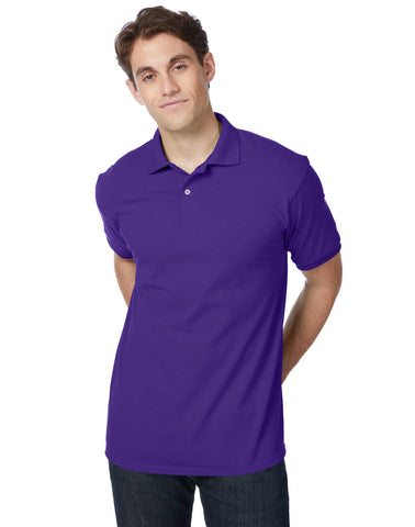 Hanes EcoSmart Men's Polo Shirt (Big & Tall Sizes Available)