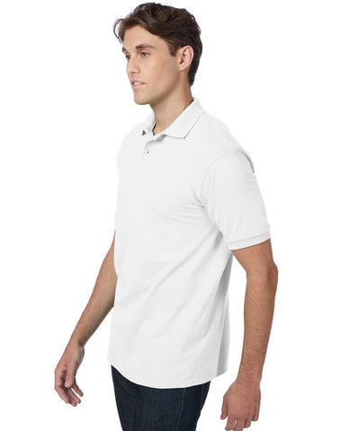 Hanes EcoSmart Men's Polo Shirt (Big & Tall Sizes Available)