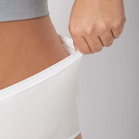 Hanes Just My Size Women's Cotton Brief Underwear, White, 6-Pack (Plus Size)