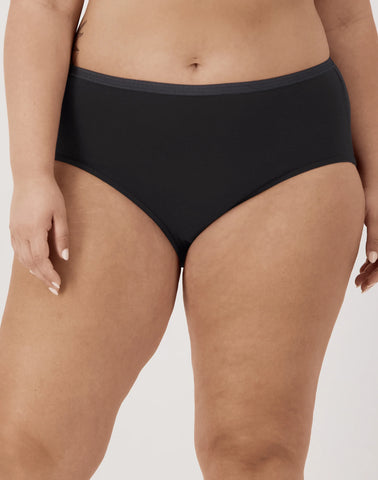 Hanes Just My Size Women's Cotton Brief Underwear, Assorted, 10-Pack (Plus Size)