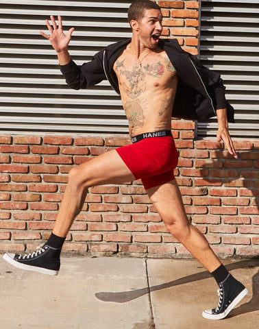 Hanes Double Tough Men's Crew Socks, Shoe Sizes 6-12, 12-Pairs