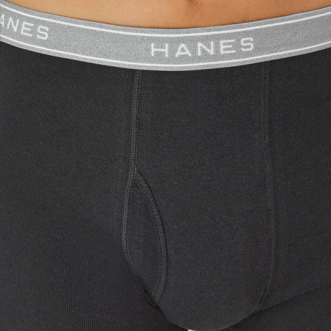 Hanes Comfort Flex Men's Cotton Boxer Brief Underwear, Moisture-Wicking, 6-Pack