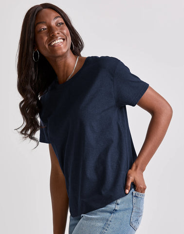 Hanes Originals Women's Tri-Blend T-Shirt, Relaxed Fit