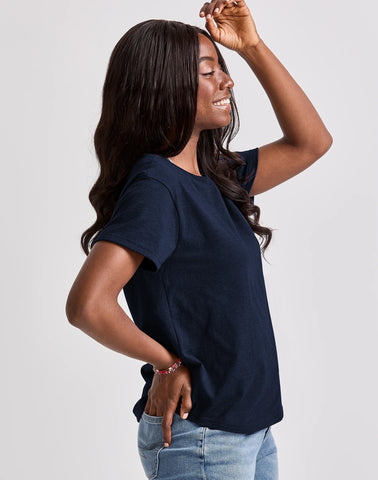 Hanes Originals Women's Tri-Blend T-Shirt, Relaxed Fit