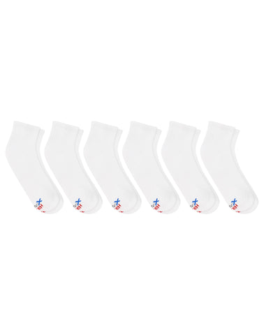 Hanes Men’s Performance Ankle Socks, 6-Pack