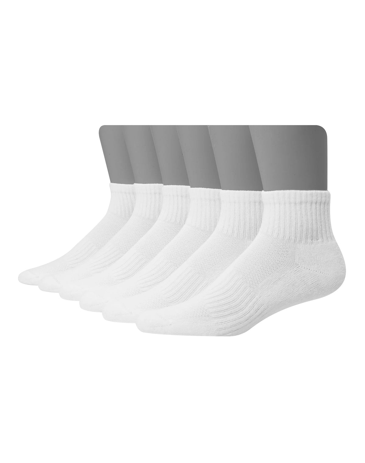 Hanes Men’s Performance Ankle Socks, 6-Pack