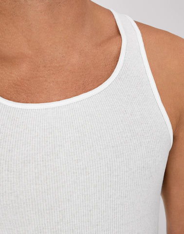 Hanes Men's Cotton Tank Undershirt, Moisture-Wicking, White, 6-Pack