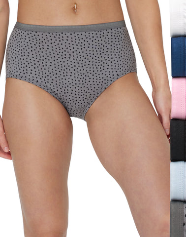 Hanes Ultimate Women's Breathable Brief Underwear, 6-Pack