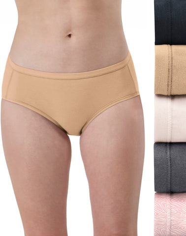 Hanes Ultimate ComfortSoft Women’s Hipster Underwear, 5-Pack