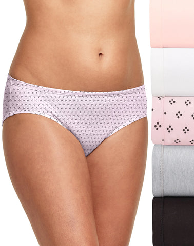 Hanes Ultimate ComfortSoft Women’s Hipster Underwear, 5-Pack