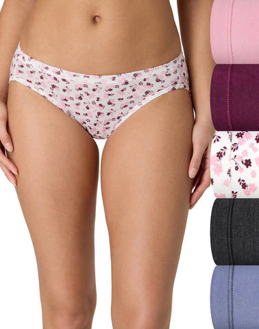 Hanes Ultimate ComfortSoft Women's Bikini Underwear, 5-Pack