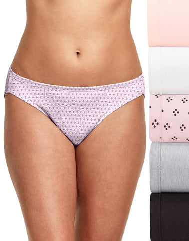 Hanes Ultimate ComfortSoft Women's Bikini Underwear, 5-Pack