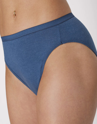 Hanes Ultimate Women's Breathable Hi-Cut Underwear, 6-Pack