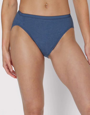 Hanes Ultimate Women's Breathable Hi-Cut Underwear, 6-Pack