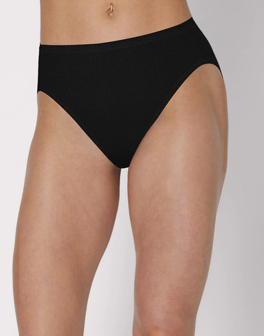 Hanes Ultimate ComfortSoft Women's Underwear High Cut, 5-Pack, Cotton Stretch